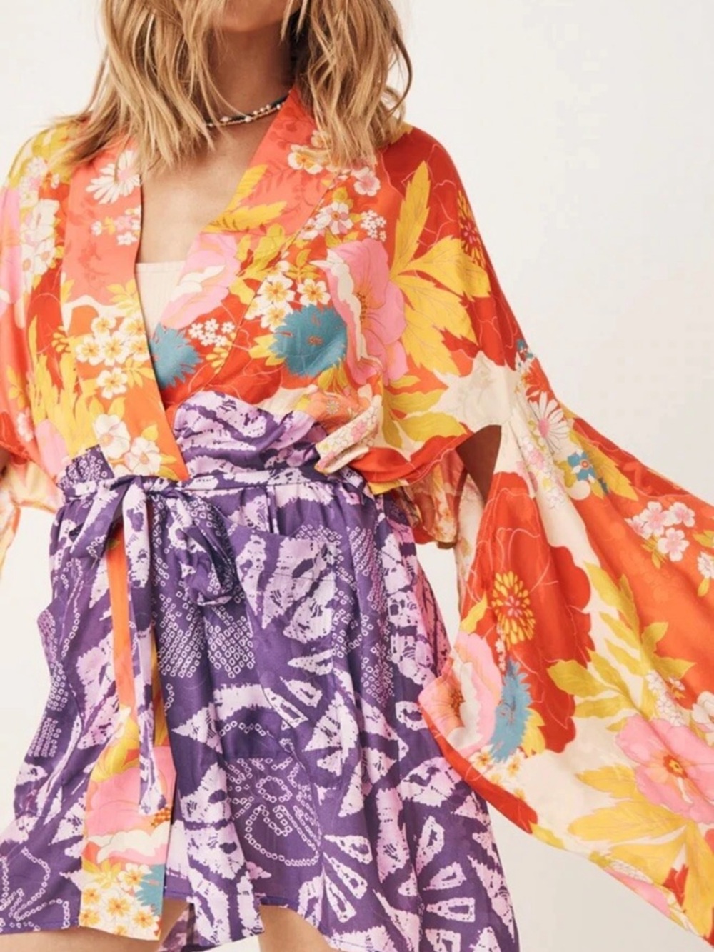 NWOT, Spell & The Gypsy Collective Tyler Short Kimono, Size M/L